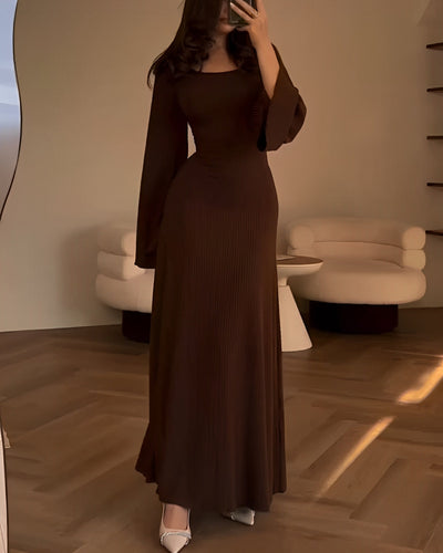 Eta™ | Elegant Knitted Maxi Dress