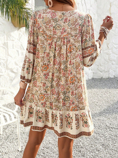 Helmi™ | Floral V-Neck Dress