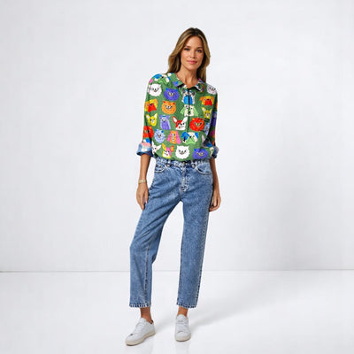 Laroche™ | Stylish Dog Print Shirt
