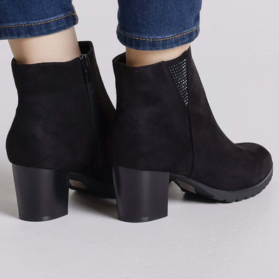 Anny | Elegant Heeled Ankle Boots