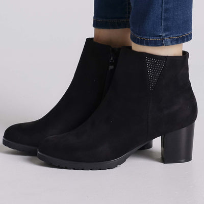 Anny | Elegant Heeled Ankle Boots