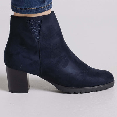 Anny | Elegant Heeled Ankle Boots