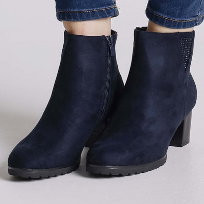 Anny | Elegant Heeled Ankle Boots