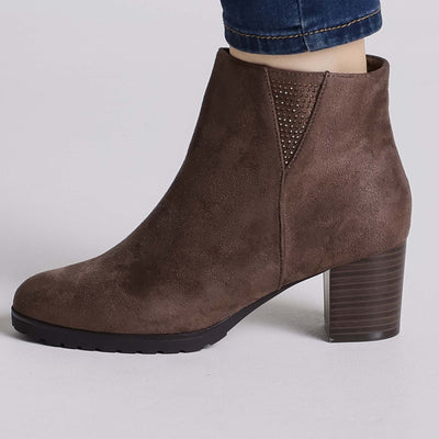 Anny | Elegant Heeled Ankle Boots