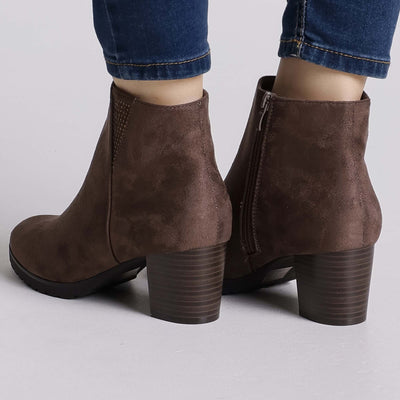 Anny | Elegant Heeled Ankle Boots