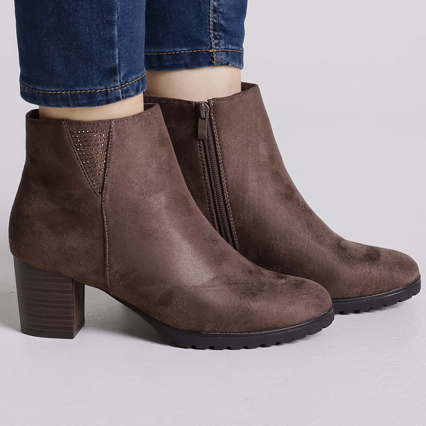 Anny | Elegant Heeled Ankle Boots