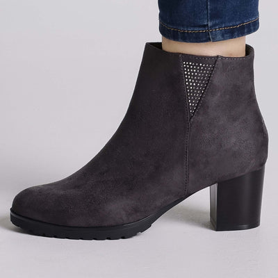 Anny | Elegant Heeled Ankle Boots