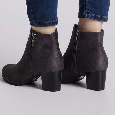 Anny | Elegant Heeled Ankle Boots