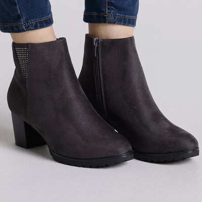 Anny | Elegant Heeled Ankle Boots