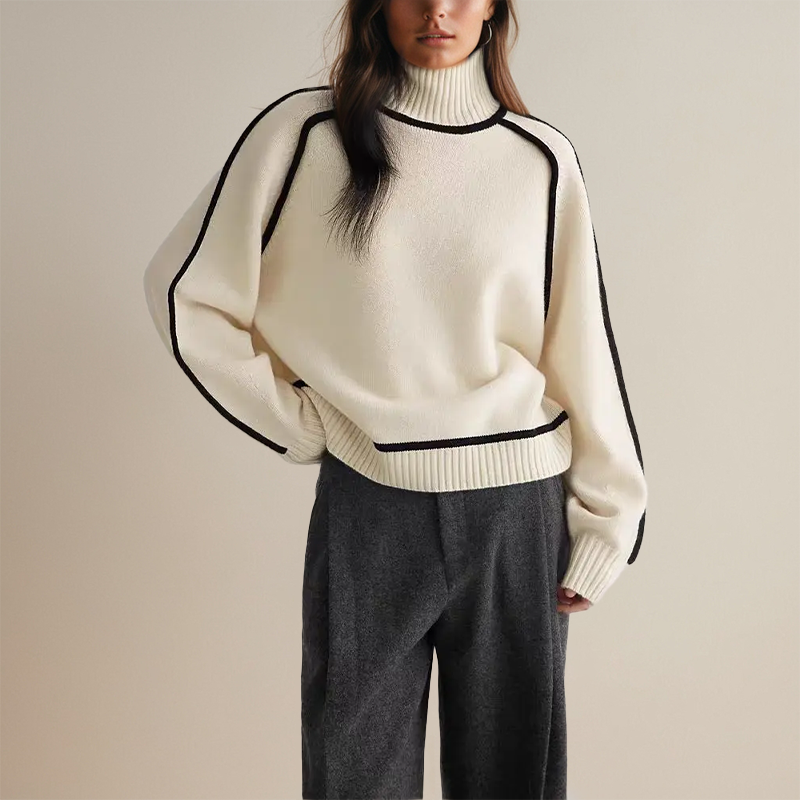 Lina | Warm & Comfortable Turtleneck Sweater