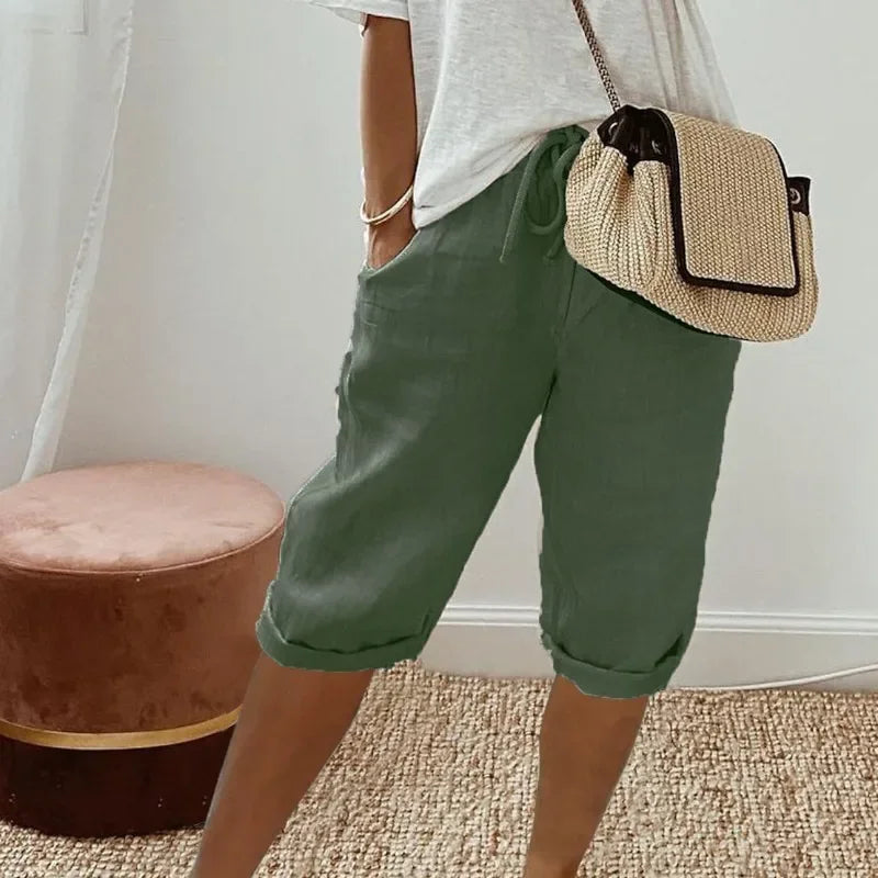 Hedwig™ | Short Linen Trousers