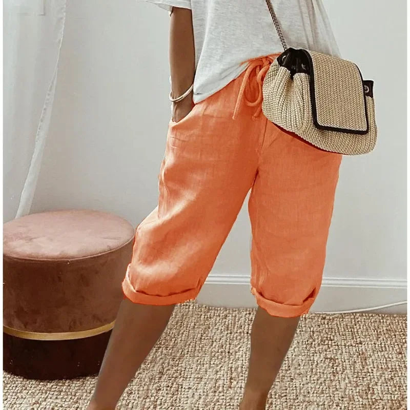 Hedwig™ | Short Linen Trousers
