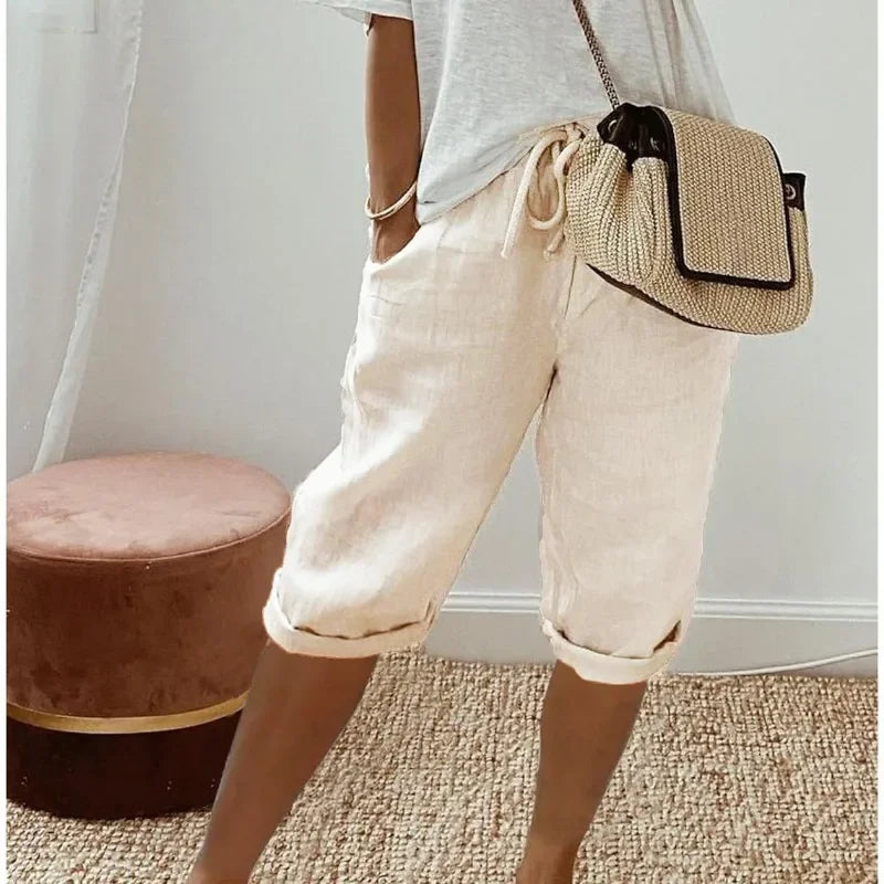 Hedwig™ | Short Linen Trousers