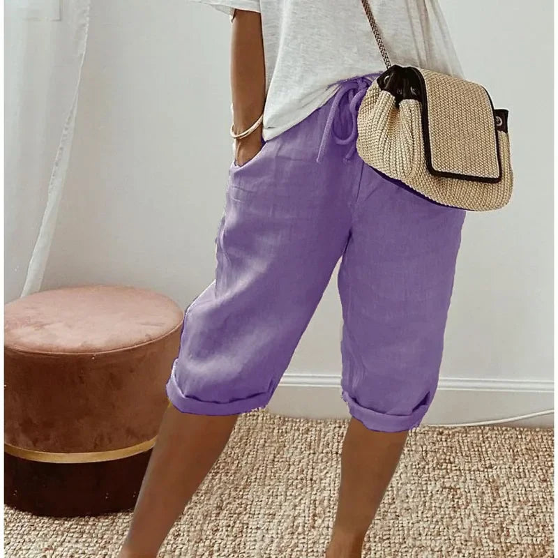 Hedwig™ | Short Linen Trousers