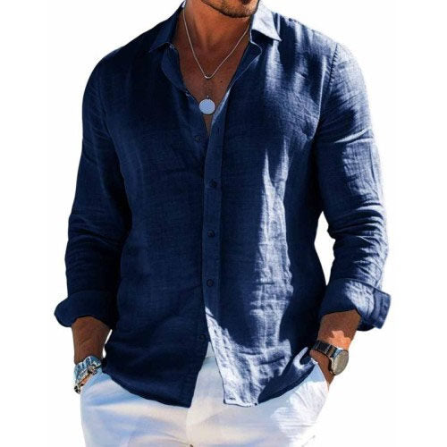 Viktor™ | Elegant Linen Shirt