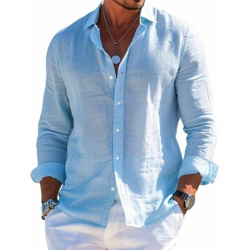 Viktor™ | Elegant Linen Shirt
