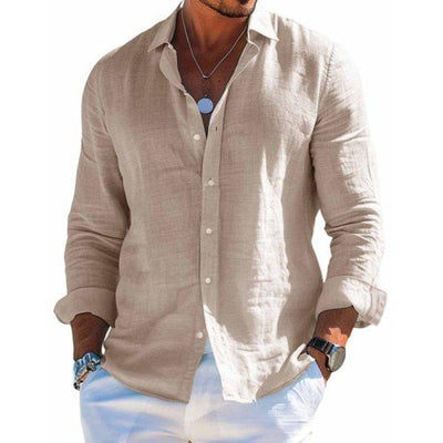 Viktor™ | Elegant Linen Shirt