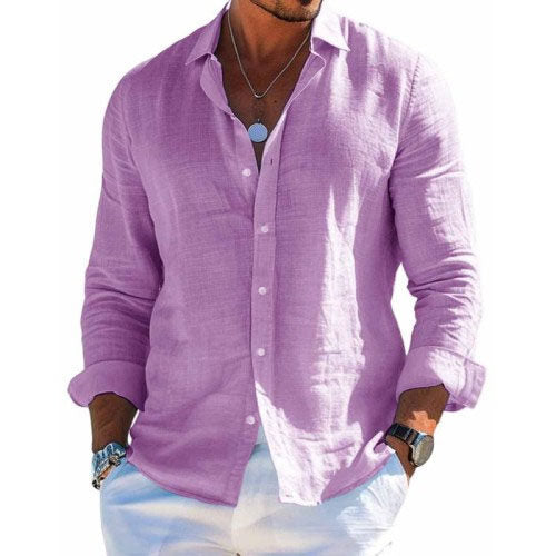 Viktor™ | Elegant Linen Shirt