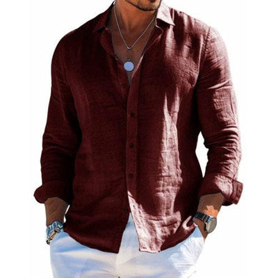 Viktor™ | Elegant Linen Shirt