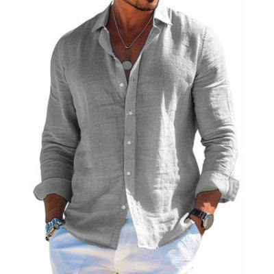 Viktor™ | Elegant Linen Shirt