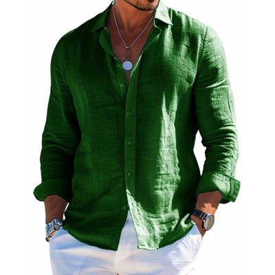 Viktor™ | Elegant Linen Shirt