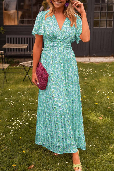 Pauline - Long Floral Print Dress