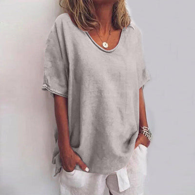 Anna™ | Comfortable Cotton Loose Blouse