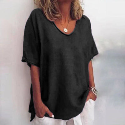 Anna™ | Comfortable Cotton Loose Blouse