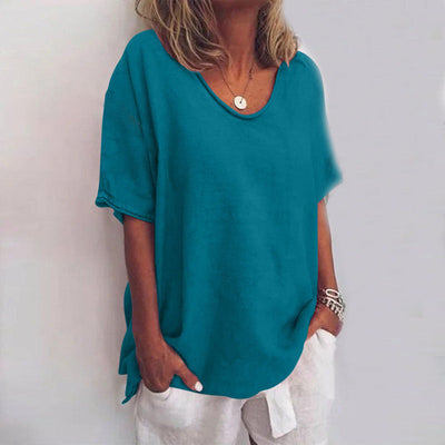 Anna™ | Comfortable Cotton Loose Blouse