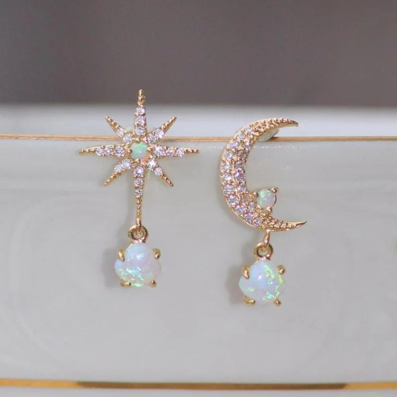 Star classic pearl earrings