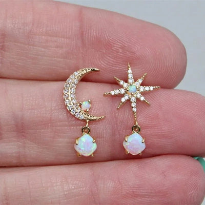 Star classic pearl earrings