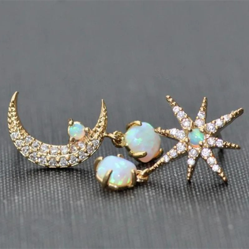Star classic pearl earrings