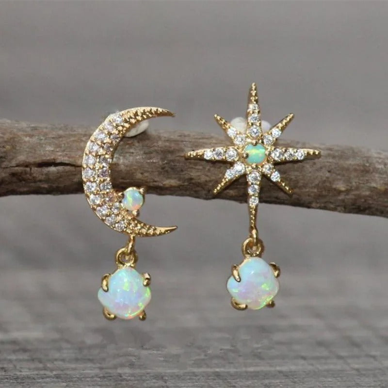 Star classic pearl earrings