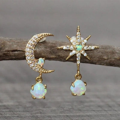 Star classic pearl earrings