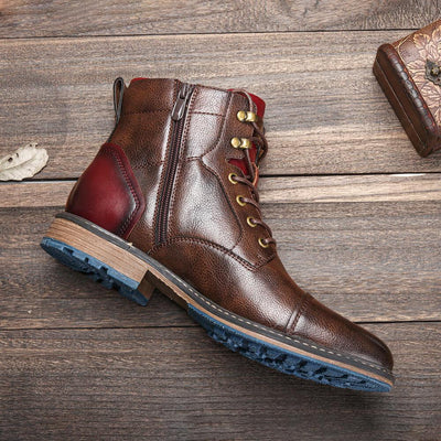 Ethan | Handcrafted GENUINE Leather Oxford Boots