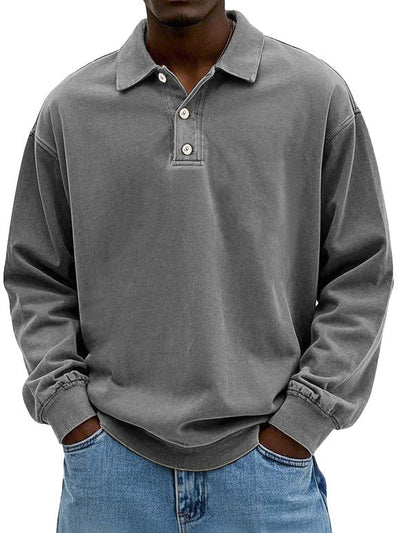 Maxime™ | Cotton Vintage Long Sleeve Shirt