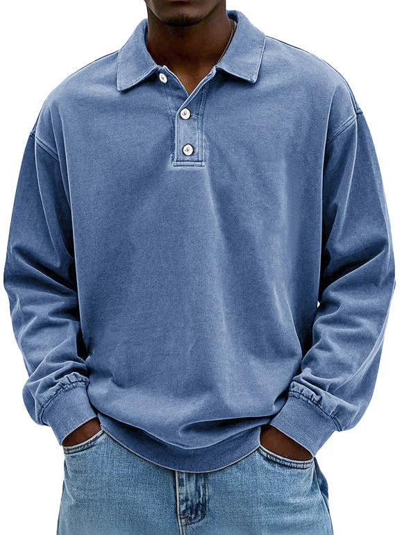 Maxime™ | Cotton Vintage Long Sleeve Shirt