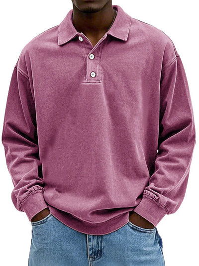 Maxime™ | Cotton Vintage Long Sleeve Shirt