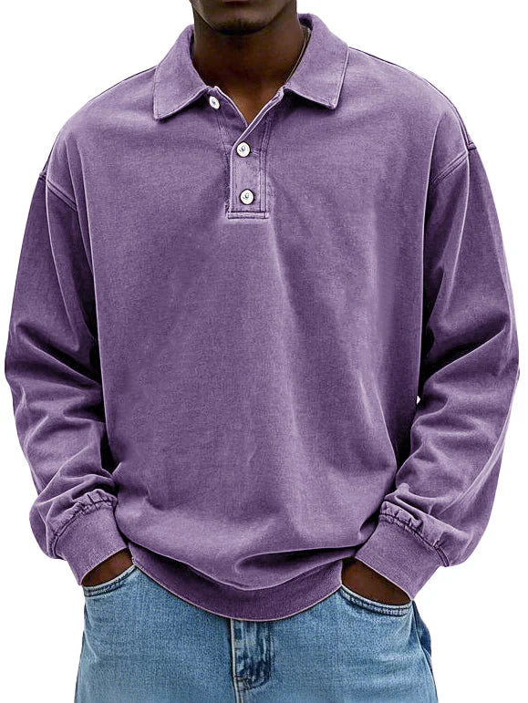 Maxime™ | Cotton Vintage Long Sleeve Shirt