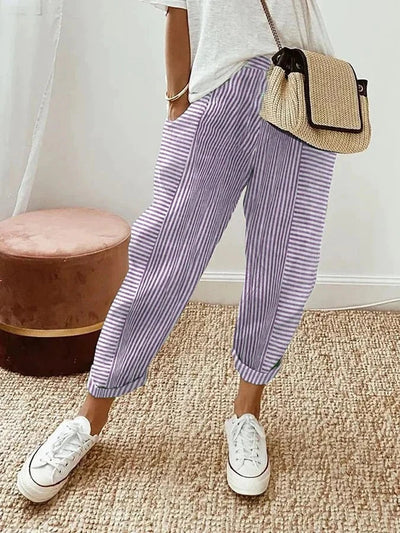 Lore™ | Stylish Striped Trousers