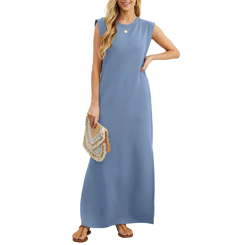 Emma ™ | Long Fluid Anti-Crease Dress