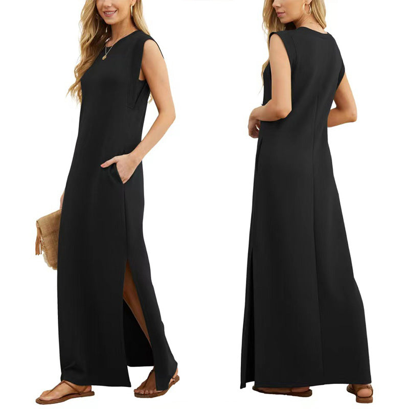 Emma ™ | Long Fluid Anti-Crease Dress