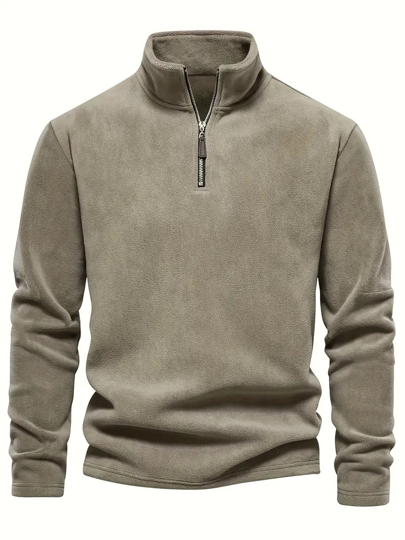 Joshua | Quarter-Zip Fleece Sweater