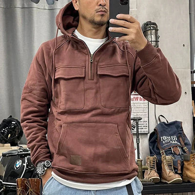 Dave | Stylish Mutli-Pocket Hoodie