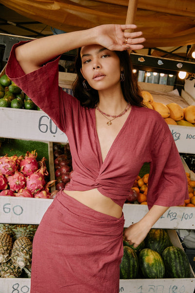 Tilly™ | Sunny Linen Top