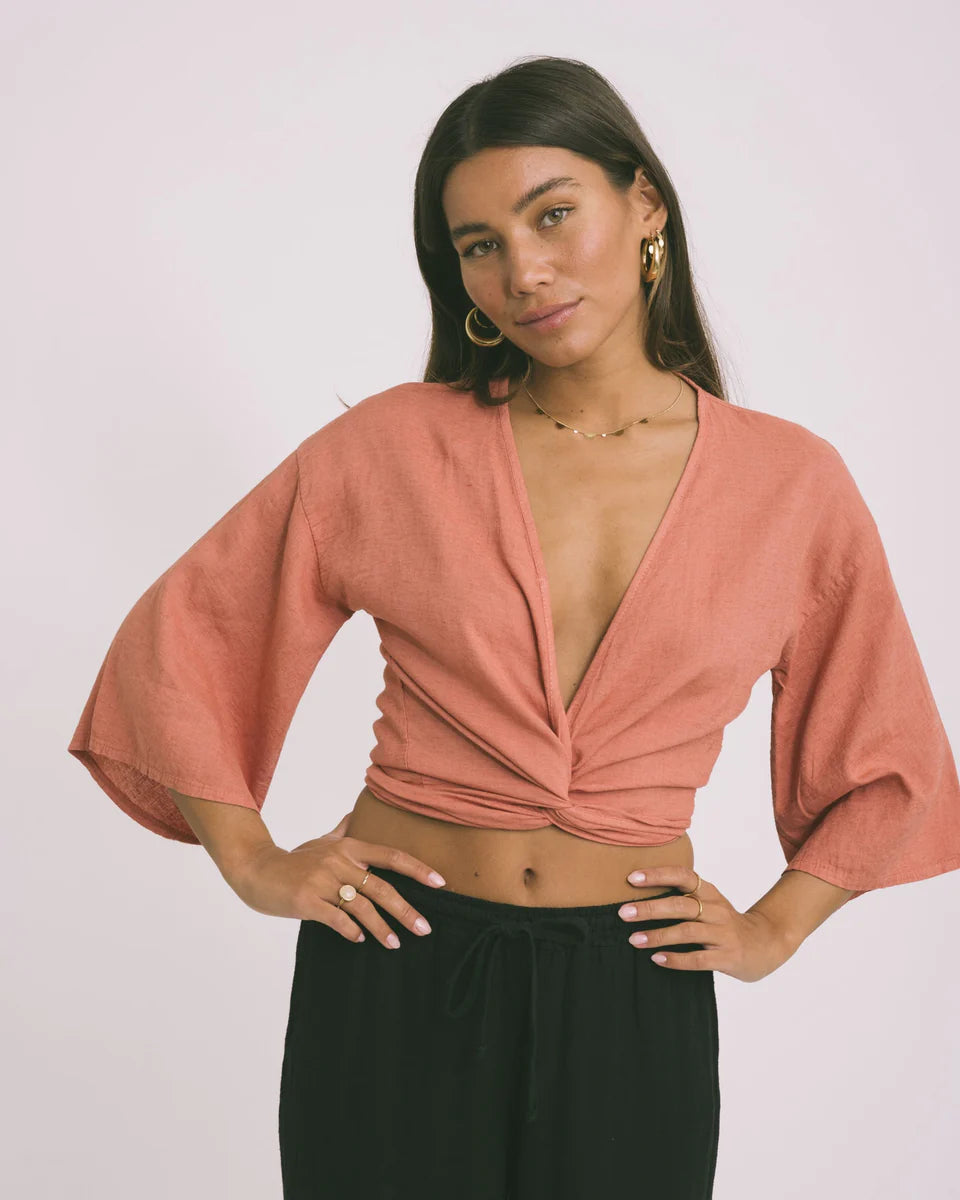 Tilly™ | Sunny Linen Top