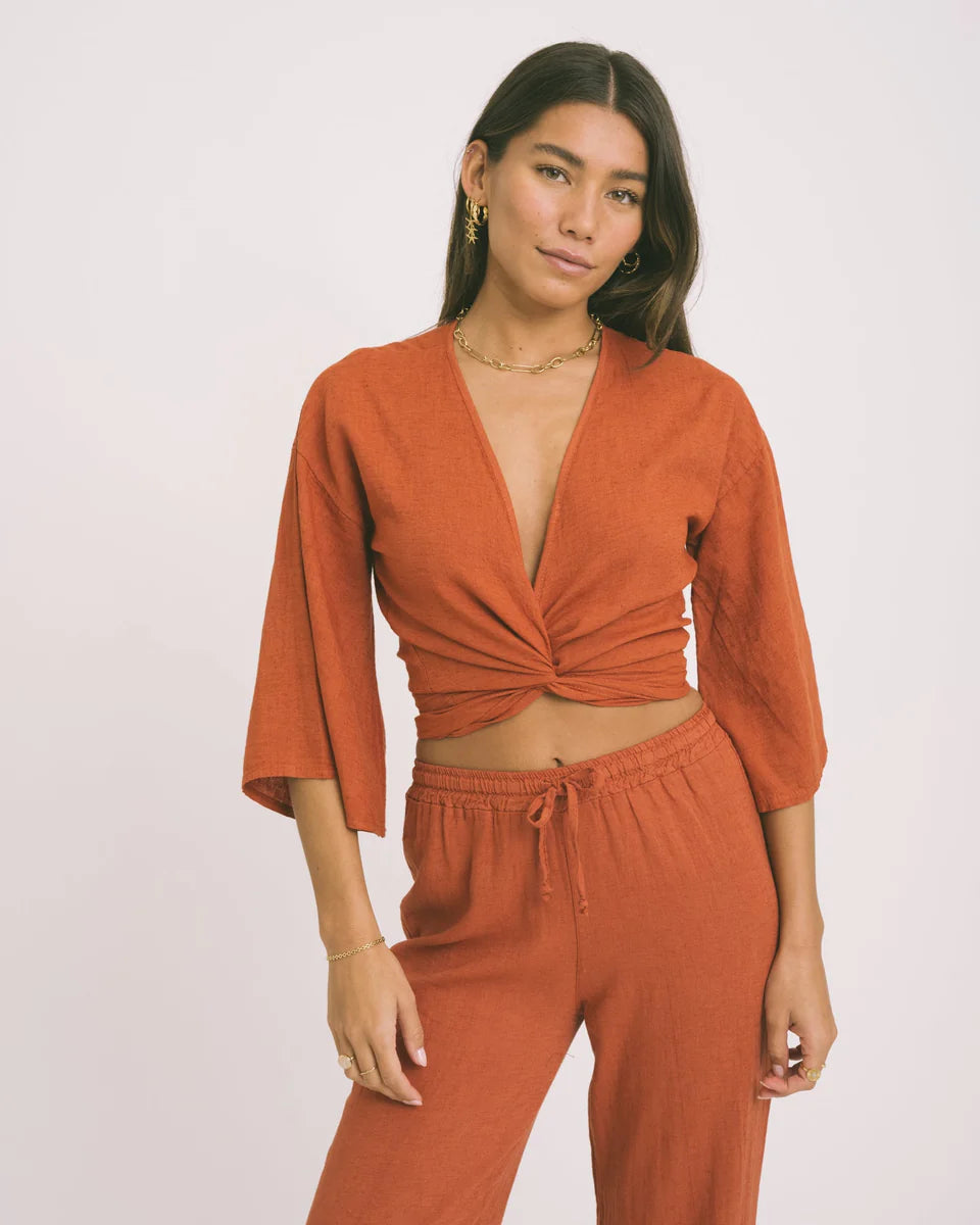 Tilly™ | Sunny Linen Top