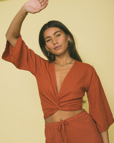 Tilly™ | Sunny Linen Top